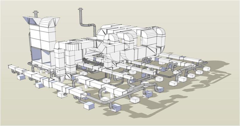 Isometrie - Raumlufttechnik